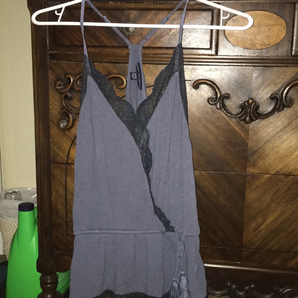 American Eagle Navy Tank Top